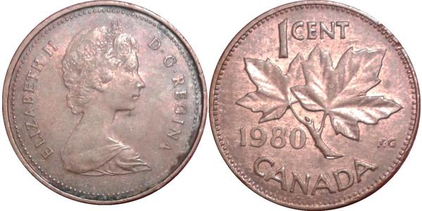 1 Cent Kanada Bronze Elizabeth II (1926-2022)