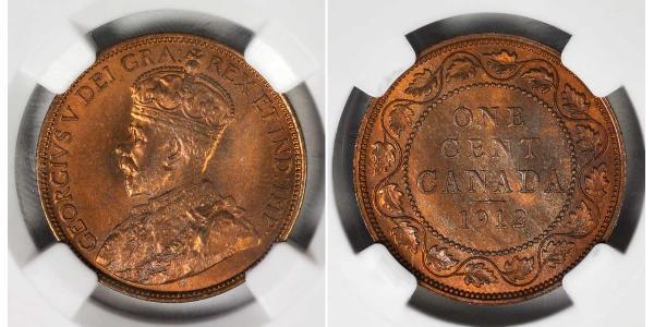 1 Cent Kanada Bronze George V (1865-1936)