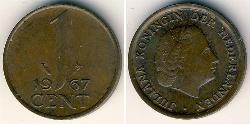 1 Cent Kingdom of the Netherlands (1815 - ) Bronze 