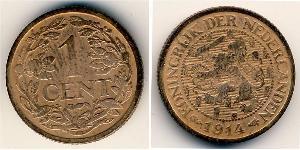 1 Cent Kingdom of the Netherlands (1815 - ) Bronze 