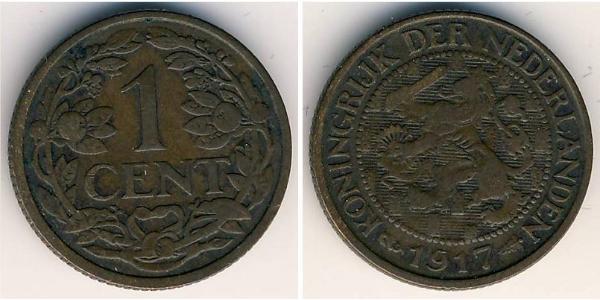 1 Cent Kingdom of the Netherlands (1815 - ) Bronze 