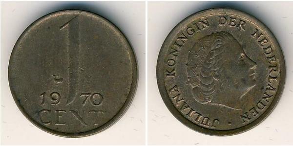 1 Cent Kingdom of the Netherlands (1815 - ) Bronze 