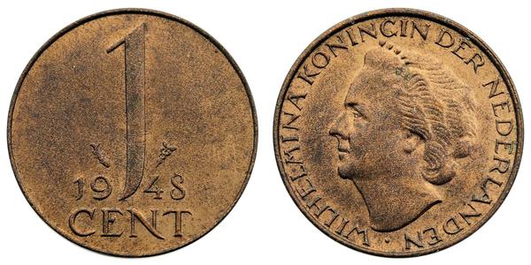 1 Cent Kingdom of the Netherlands (1815 - ) Bronze 