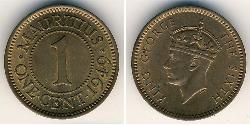 1 Cent Maurice Bronze 