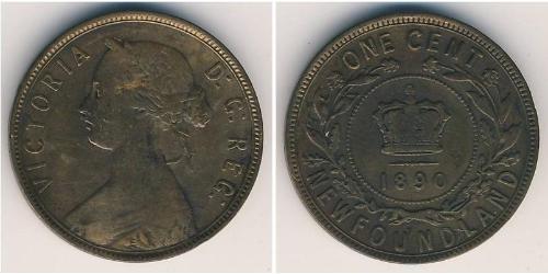 1 Cent Neufundland und Labrador Bronze Victoria (1819 - 1901)