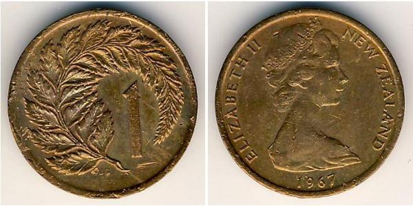 1 Cent New Zealand Bronze 