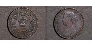 1 Cent Newfoundland and Labrador Bronze Victoria (1819 - 1901)