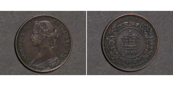 1 Cent Newfoundland and Labrador Bronze Victoria (1819 - 1901)