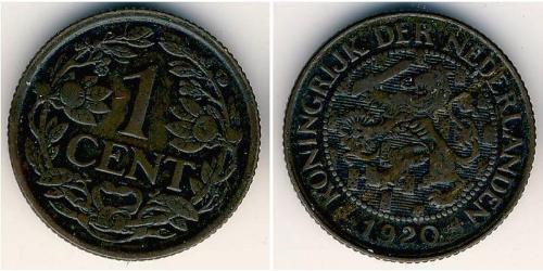 1 Cent Royaume des Pays-Bas (1815 - ) Bronze 