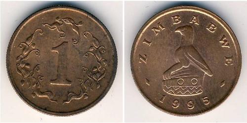 1 Cent Simbabwe (1980 - ) Bronze 