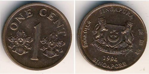 1 Cent Singapore Bronze 