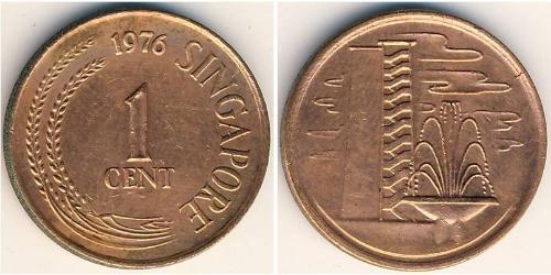 1 Cent Singapur Bronze 