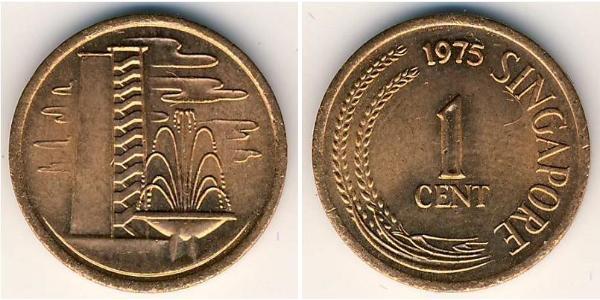 1 Cent Singapur Bronze 