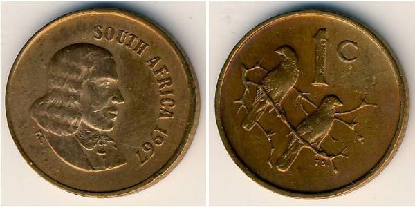 1 Cent South Africa Bronze 