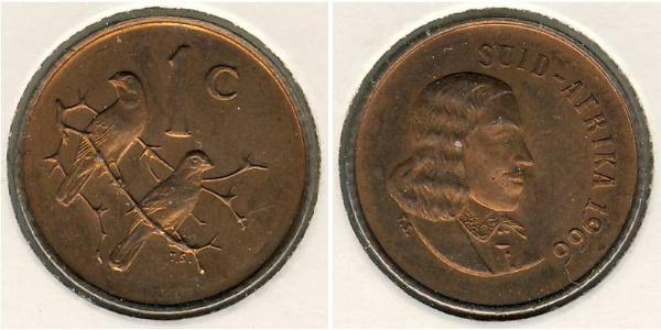 1 Cent South Africa Bronze 