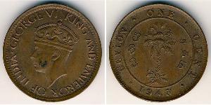 1 Cent Sri Lanka Bronze George VI (1895-1952)