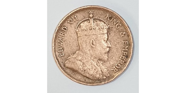 1 Cent Straits Settlements (1826 - 1946) Bronze Edward VII (1841-1910)