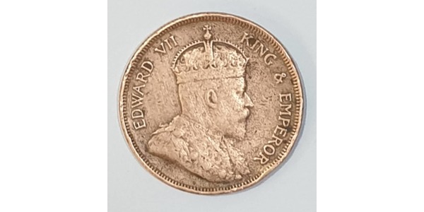 1 Cent Straits Settlements (1826 - 1946) Bronze Edward VII (1841-1910)