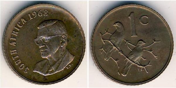 1 Cent Südafrika Bronze 