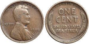 1 Cent USA (1776 - ) Bronze Abraham Lincoln (1809-1865)