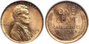 1 Cent USA (1776 - ) Bronze Abraham Lincoln (1809-1865)