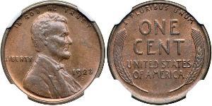 1 Cent USA (1776 - ) Bronze Abraham Lincoln (1809-1865)