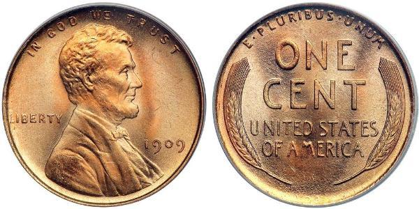 1 Cent USA (1776 - ) Bronze Abraham Lincoln (1809-1865)