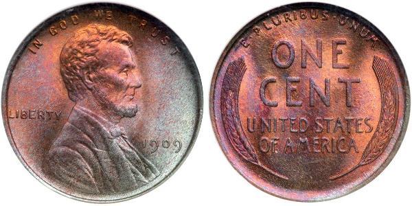 1 Cent USA (1776 - ) Bronze Abraham Lincoln (1809-1865)