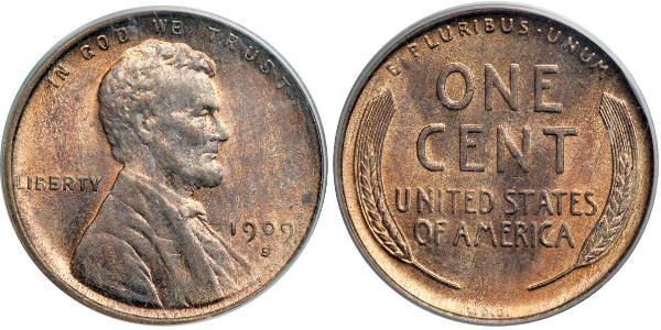 1 Cent USA (1776 - ) Bronze Abraham Lincoln (1809-1865)