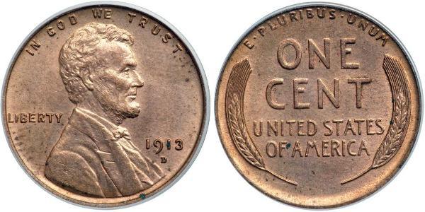 1 Cent USA (1776 - ) Bronze Abraham Lincoln (1809-1865)