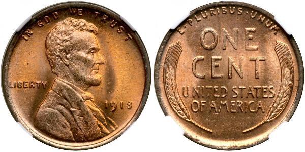 1 Cent USA (1776 - ) Bronze Abraham Lincoln (1809-1865)