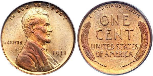 1 Cent USA (1776 - ) Bronze Abraham Lincoln (1809-1865)
