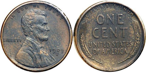 1 Cent USA (1776 - ) Bronze Abraham Lincoln (1809-1865)