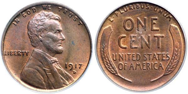 1 Cent USA (1776 - ) Bronze Abraham Lincoln (1809-1865)