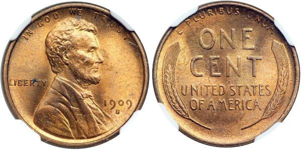 1 Cent USA (1776 - ) Bronze Abraham Lincoln (1809-1865)