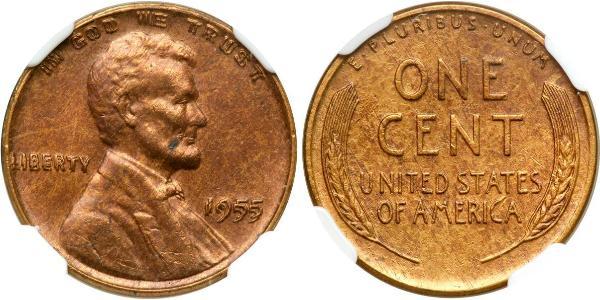 1 Cent USA (1776 - ) Bronze Abraham Lincoln (1809-1865)