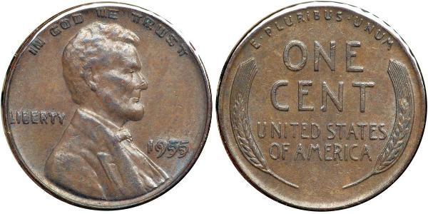 1 Cent USA (1776 - ) Bronze Abraham Lincoln (1809-1865)