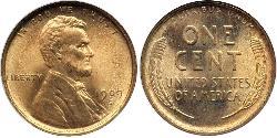 1 Cent Vereinigten Staaten von Amerika (1776 - ) Bronze Abraham Lincoln (1809-1865)