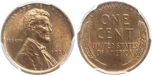 1 Cent Vereinigten Staaten von Amerika (1776 - ) Bronze Abraham Lincoln (1809-1865)