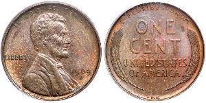 1 Cent Vereinigten Staaten von Amerika (1776 - ) Bronze Abraham Lincoln (1809-1865)