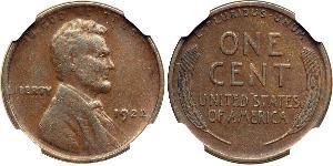 1 Cent Vereinigten Staaten von Amerika (1776 - ) Bronze Abraham Lincoln (1809-1865)