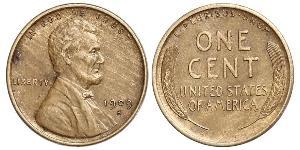 1 Cent Vereinigten Staaten von Amerika (1776 - ) Bronze Abraham Lincoln (1809-1865)