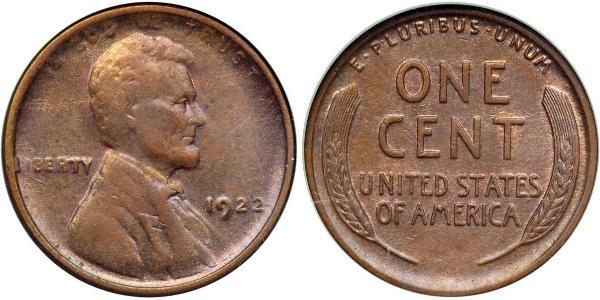 1 Cent Vereinigten Staaten von Amerika (1776 - ) Bronze Abraham Lincoln (1809-1865)
