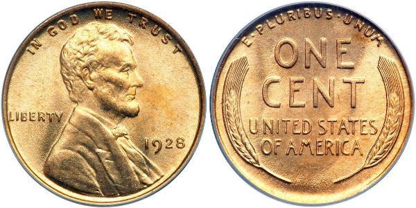1 Cent Vereinigten Staaten von Amerika (1776 - ) Bronze Abraham Lincoln (1809-1865)