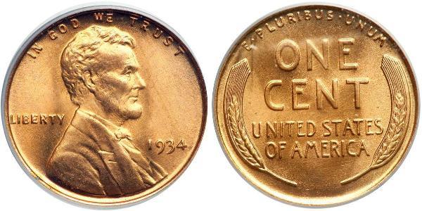 1 Cent États-Unis d