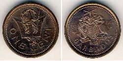 1 Cent Barbados Bronzo 