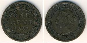 1 Cent Canada Bronzo Vittoria (1819 - 1901)