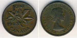1 Cent Canada Bronzo Elisabetta II (1926-2022)