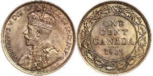 1 Cent Canada Bronzo Giorgio V (1865-1936)