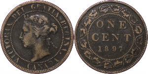 1 Cent Canada Bronzo Vittoria (1819 - 1901)